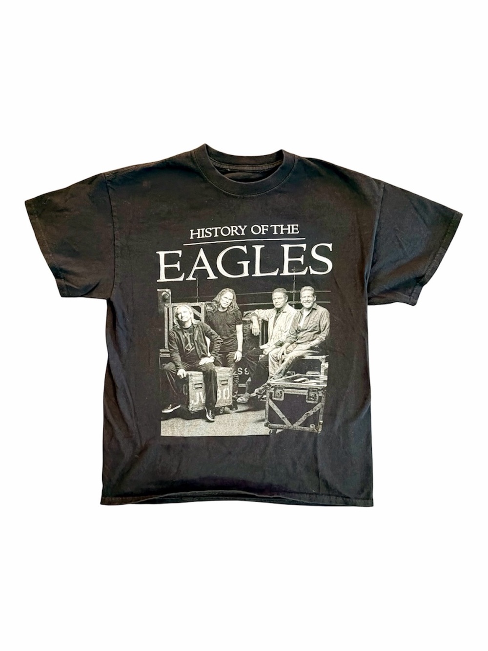 2014 The Eagles History of Tour Men’s Black T-Shirt No Tag Medium